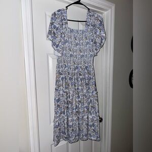 Floral Print Midi Dress